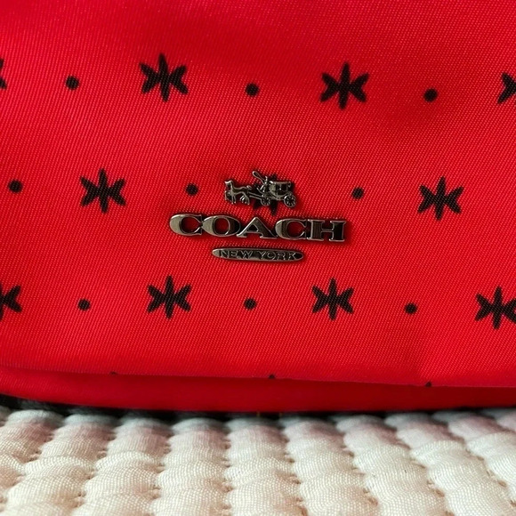 LIMITED EDITION COACH DISNEY X MICKEY NYLON BANDANA MINI CHARLIE BACKPACK - Picture 3 of 13